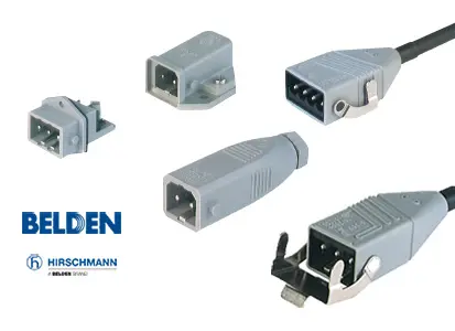 Kleinsteckverbinder Typ STAS von Hirschmann Automation and Control