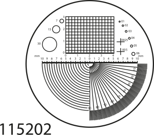 Messskala für Präzisions-Skalenlupe, 23 mm, 115202