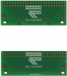 Adapterplatine für Molex FPC und FFC, FR 4, 64,5 x 24mm, Roth Elektronik RE918