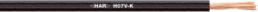 PVC-Schaltlitze, hochflexibel, H07V-K, 4,0 mm², AWG 12, schwarz, Außen-Ø 4,8 mm