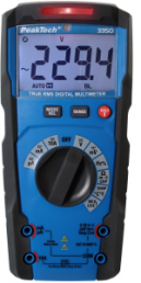 TRMS Digital-Multimeter P 3350, 10 A(DC), 10 A(AC), 600 VDC, 600 VAC, 60 mF, CAT III 600 V
