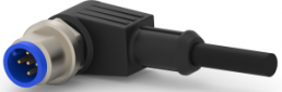 Sensor-Aktor Kabel, M12-Kabelstecker, abgewinkelt auf offenes Ende, 5-polig, 3 m, PUR, schwarz, 4 A, 2273088-2