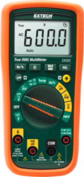 TRMS Digital-Multimeter EX355, 10 A(DC), 10 A(AC), 600 VDC, 600 VAC, 6 nF bis 60 mF, CAT III 600 V