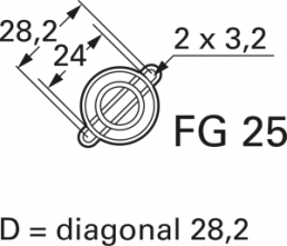 Metall-Schutzgitter, FG, Metallschutzgitter, 28,2 mm