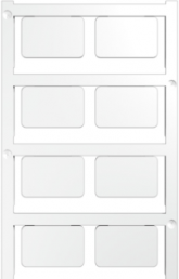 Polyamid Gerätemarkierer, (L x B) 27 x 18 mm, weiß, 80 Stk