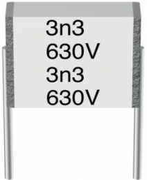 MKT-Folienkondensator, 10 µF, ±5 %, 100 V (DC), PET, 15 mm, B32562J1106J000