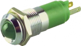 LED-Signalleuchte, 12 V (DC), grün, 70 mcd, Einbau-Ø 14 mm, RM 7.2 mm, LED Anzahl: 1