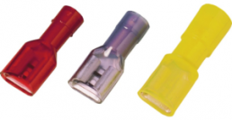 Isolierte Flachsteckhülse, 6,3 x 0,8 mm, 4,0 bis 6,0 mm², Kupfer, gelb, 9200660000