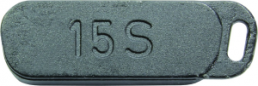 Abdeckkappe für D-Sub Buchse, Gehäusegröße 2 (DA), 15-polig, 09670150711