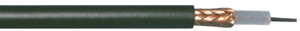 Koaxiale HF-Leitung, 75 Ω, RG 59, halogenfrei, schwarz
