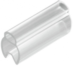 PVC Kabelmarkierer, beschriftbar, (B x H) 23 x 5 mm, max. Bündel-Ø 2.5 mm, transparent, 1507060000