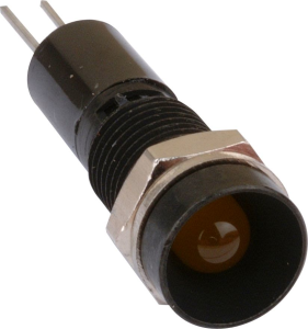 LED-Signalleuchte, 12 V (DC), grün, 30 mcd, Einbau-Ø 8 mm, RM 2.54 mm, LED Anzahl: 1