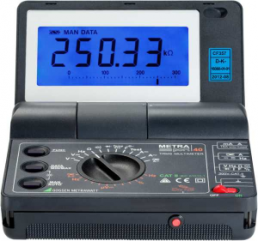 TRMS Digital-Multimeter METRAPORT 40S, 10 A(DC), 600 VDC, 600 VAC, 0,01 bis 300 µF, CAT II 300 V