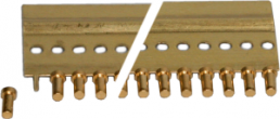 IC-Kontaktfederstreifen, 20-polig, RM 2.54 mm , CuZn-Legierung für DIL-IC