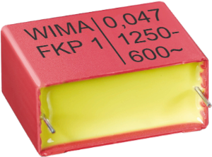 FKP-Folienkondensator, 22 nF, ±10 %, 2 kV (DC), PP, 27.5 mm, FKP1U022206F00KSSD