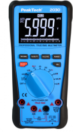 TRMS Digital-Multimeter P 2030, 20 A(DC), 20 A(AC), 1000 VDC, 1000 VAC, 6 mF, CAT III 1000 V, CAT IV 600 V