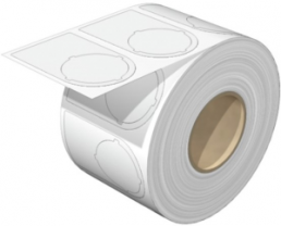 Polyester Gerätemarkierer, (L x B) 56 x 36 mm, weiß, Rolle mit 1000 Stk