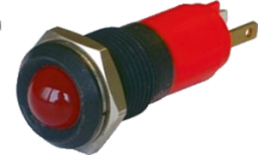LED-Signalleuchte, 24 V (AC), 24 V (DC), rot, 700 mcd, Einbau-Ø 14 mm, LED Anzahl: 1