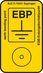 Kennzeichnungsschild, Symbol: EBP, (L x B) 300 x 500 mm, Vinyl, C-191 759 (8ST.)