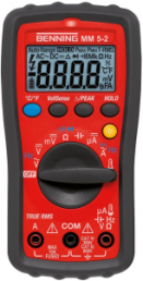 TRMS Digital-Multimeter MM 5-2, 10 A(DC), 10 A(AC), 600 VDC, 600 VAC, 0,01 nF bis 1 mF, CAT III 600 V