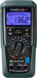 TRMS Digital-Multimeter METRAHIT T-COM PLUS, 1 A(DC), 1 A(AC), 600 VDC, 600 VAC, 30 nF bis 300 µF, CAT II 600 V, CAT III 300 V
