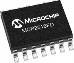 Schnittstellen IC CAN 8Mbps Standby 3.3V/5V, MCP2518FDT-E/SL, SOIC-14
