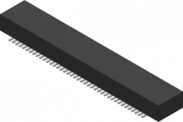 Buchsengehäuse, 80-polig, RM 0.4 mm, gerade, schwarz, DF40C-80DS-0.4V(51)