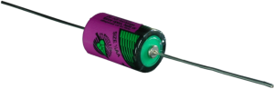 Lithium-Batterie, 3.6 V, 1/2R6, 1/2 AA, Rundzelle, Axial bedrahtet