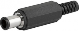 DC-Stecker, 4,3 x 6,5 mm, Lötanschluss, schwarz