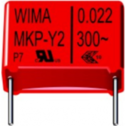 MP-Folienkondensator, 3300 pF, ±20 %, 300 V (AC), PP, 10 mm, MKY22W13303D00MSSD