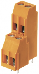 Leiterplattenklemme, 32-polig, RM 5.08 mm, 0,08-6,0 mm², 20 A, Schraubanschluss, orange, 1977600000