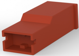 Insulating grommet for 6.35 mm, 1 pole, polyamide, UL 94V-0, orange, 8-154719-3