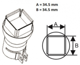 Nozzle Kit, (L x W) 210 x 34.5 mm, 500 °C, H-Q3232