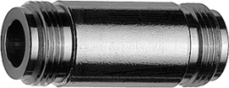 Coaxial adapter, 50 Ω, N socket to N socket, straight, 100024109