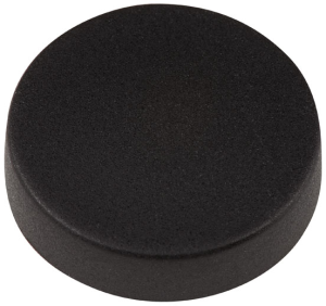 Cap, round, Ø 15 mm, (H) 12.5 mm, black, for short-stroke pushbutton Multimec 5G, 1GCS09
