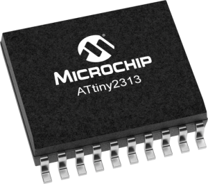 AVR microcontroller, 8 bit, 20 MHz, SOIC-20, ATTINY2313-20SU