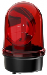 LED rotating mirror light, Ø 142 mm, red, 24 V AC/DC, IP65