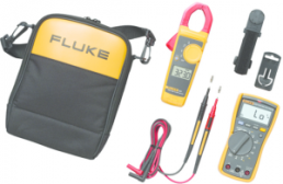 TRMS measuring device kit FLUKE 117/323 KIT, 10 A(DC), 10 A(AC), 600 VDC, 600 VAC, 1 nF to 9999 μF, CAT III 600 V