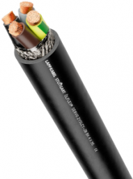 PVC motor connection cable ÖLFLEX SERVO 2YSLCY-JB 4 G 120 mm², shielded, black