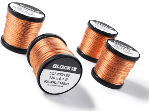 Enamel insulated copper wire, 15 x 0.1 mm, 0.2 kg, Block CLI 200/15