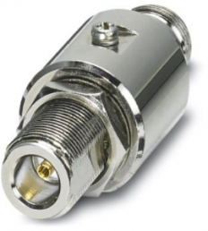 Coaxial adapter, 50 Ω, N socket to N socket, straight, 2702198