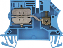 Isolating and measuring isolating terminal block, Busbar connection, 0.5-6.0 mm², 32 A, 6 kV, blue, 1010780000