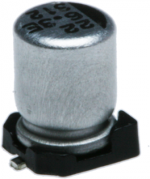 Electrolytic capacitor, 10 µF, 35 V (DC), ±20 %, SMD, Ø 4 mm