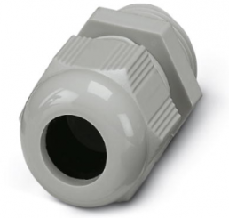 Cable gland, PG13.5, 24 mm, Clamping range 6 to 12 mm, IP68, light gray, 1424488