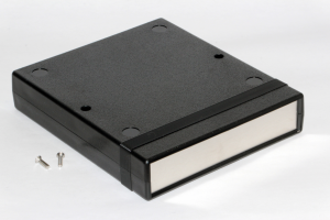 ABS device enclosure, (L x W x H) 179 x 154 x 36 mm, black (RAL 9005), IP54, 1598BBBK
