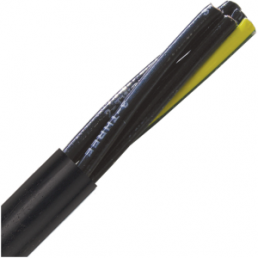 Polymer control line ÖLFLEX TRAY II 4 G 16 mm², AWG 6, unshielded, black