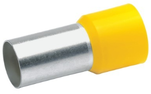 Insulated Wire end ferrule, 70 mm², 37 mm/21 mm long, DIN 46228/4, yellow, 48121