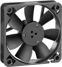 DC axial fan, 24 V, 60 x 60 x 15 mm, 29 m³/h, 27 dB, sintec slide bearing, ebm-papst, 614 F