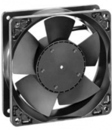 DC axial fan, 48 V, 119 x 119 x 38 mm, 160 m³/h, 44 dB, ball bearing, ebm-papst, 4188 NXM