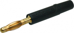 2.4 mm plug, solder connection, 0.5 mm², black, FK 04 L AU / SW